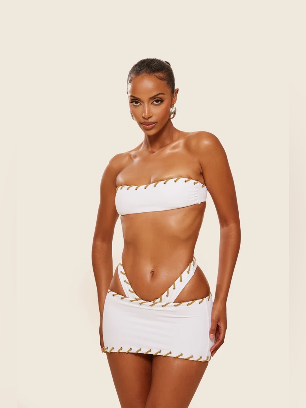Mars the Label White Alexis Bikini